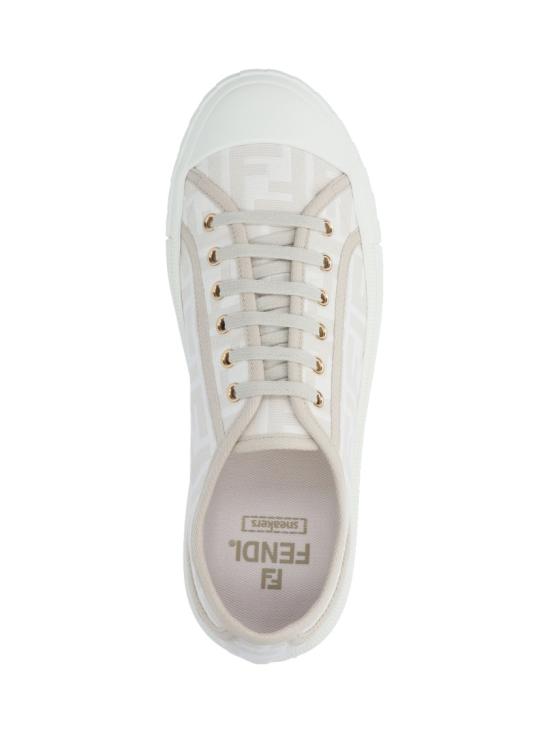 26SS 펜디 도미노 패브릭 로우탑 스니커즈 8E8325 AJZXF1GQF White - FENDI