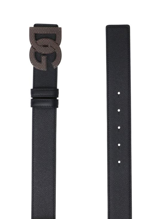 26SS 돌체앤가바나 가죽 벨트 BC4943 AG6518B956 Black - DOLCE & GABBANA