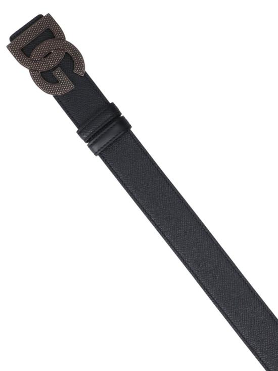26SS 돌체앤가바나 가죽 벨트 BC4943 AG6518B956 Black - DOLCE & GABBANA
