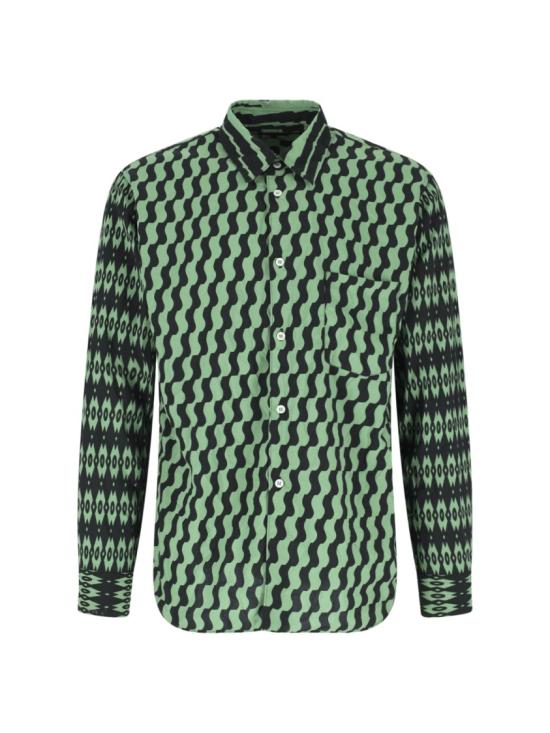 26SS 꼼데가르송 긴팔 셔츠 PQ B007 S262 Green