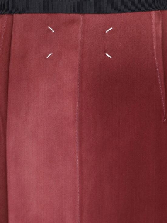 26SS 마르지엘라 미디 스커트 S51ME0052 M35389248 Burgundy - MAISON MARGIELA
