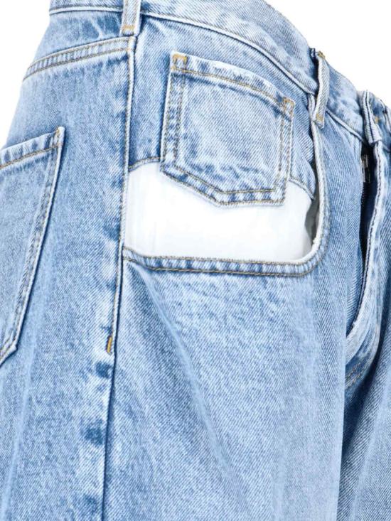 26SS 마르지엘라 컨트래스티드 포켓 스트레이트 진 S51LA0052 S30513470 Blue - MAISON MARGIELA
