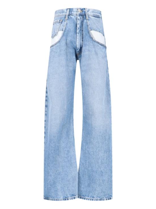 26SS 마르지엘라 컨트래스티드 포켓 스트레이트 진 S51LA0052 S30513470 Blue