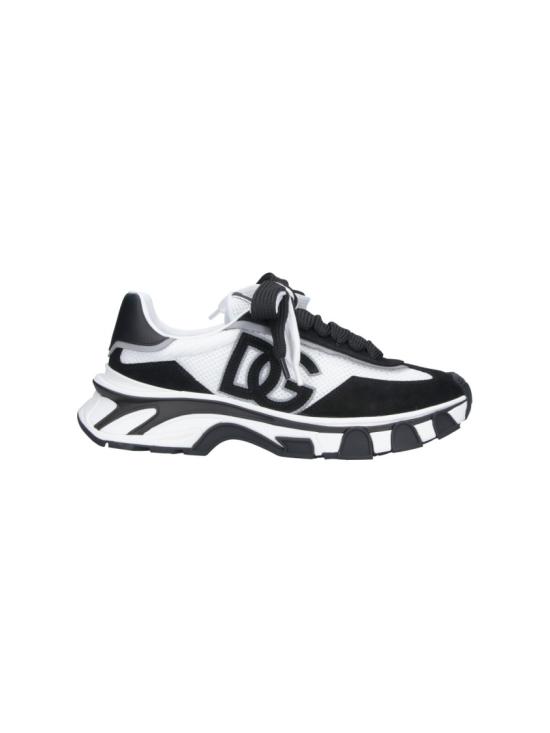26SS 돌체앤가바나 DG 컨트리 로드 나일론 앤 레더 스니커즈 CS2403 A02088B926 White