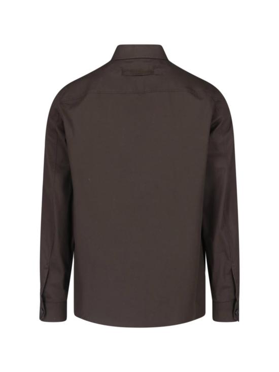 26SS 에르메네질도제냐 긴팔 셔츠 RUHV16A3 SOT8BM09G Brown - ERMENEGILDO ZEGNA