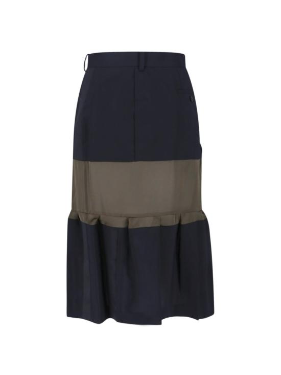 26SS 사카이 미디 스커트 26 08432212 Black - SACAI