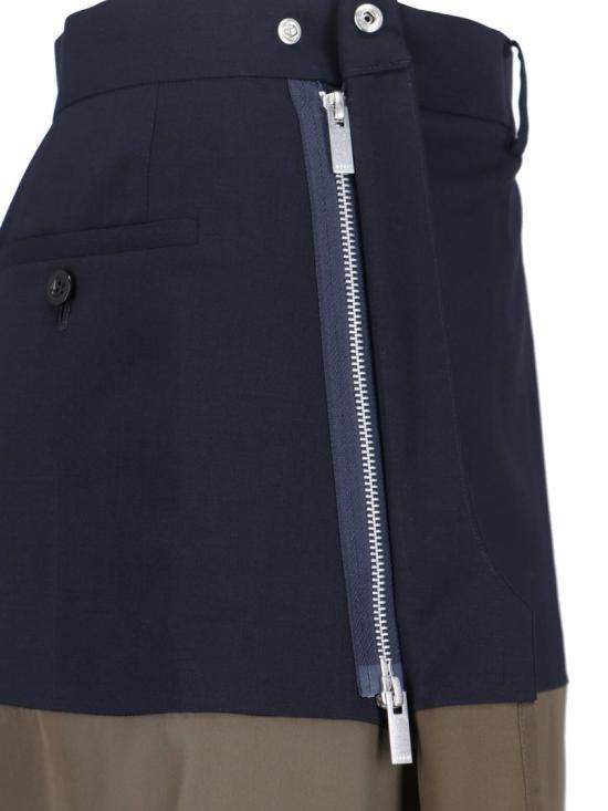 26SS 사카이 미디 스커트 26 08432212 Black - SACAI