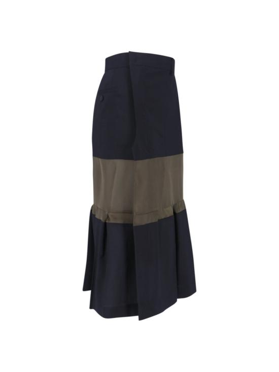 26SS 사카이 미디 스커트 26 08432212 Black - SACAI