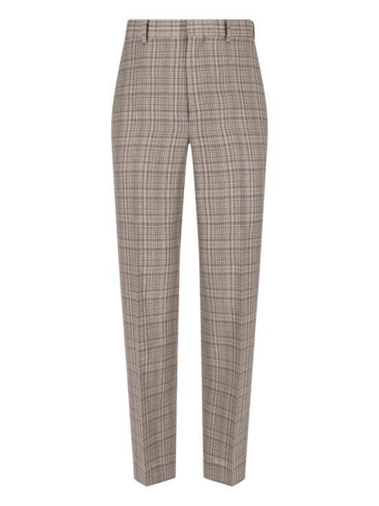 26SS 오라리 스트레이트 팬츠 A26SP02SNDARK BROWN CHECK Brown
