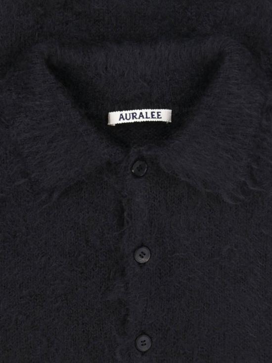 26SS 오라리 폴로 티셔츠 A25AP01KMINK BLACK - AURALEE