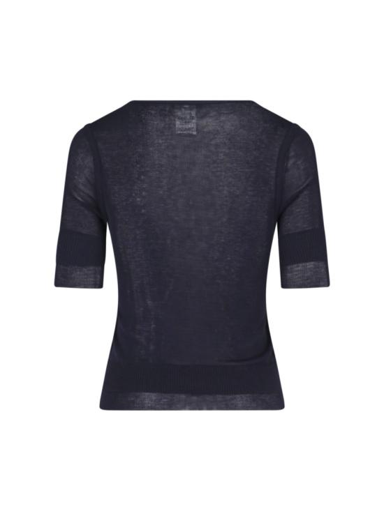 26SS 르메르 탑 TS0025 LK1017BL980 Blue - LEMAIRE