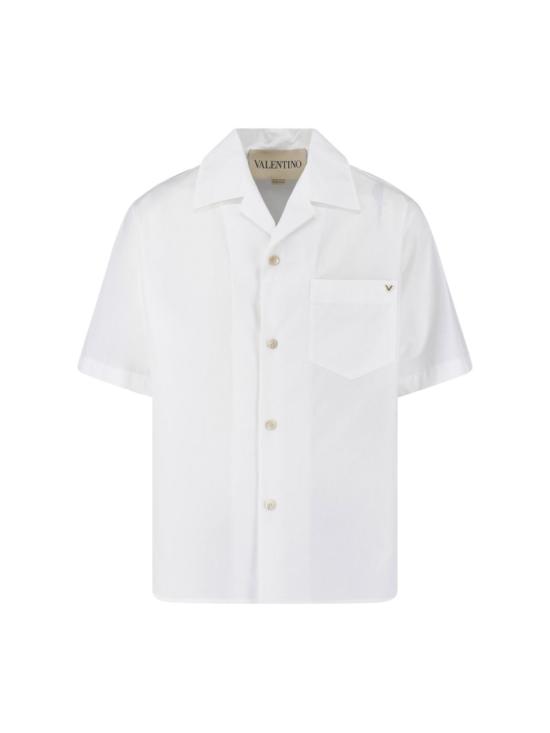 26SS 발렌티노 가라바니 반팔 셔츠 8V0AA1134WW0BO White
