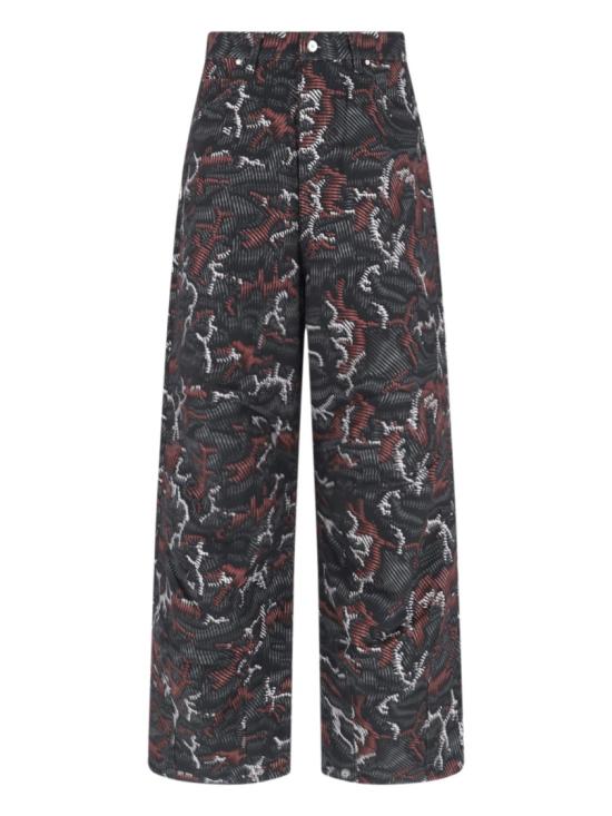 25FW 피디에프 데님 팬츠 DFM03020GF060RED60RED Black