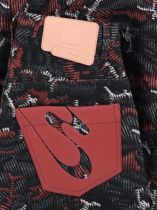 25FW 피디에프 데님 팬츠 DFM03020GF060RED60RED Black - PDF