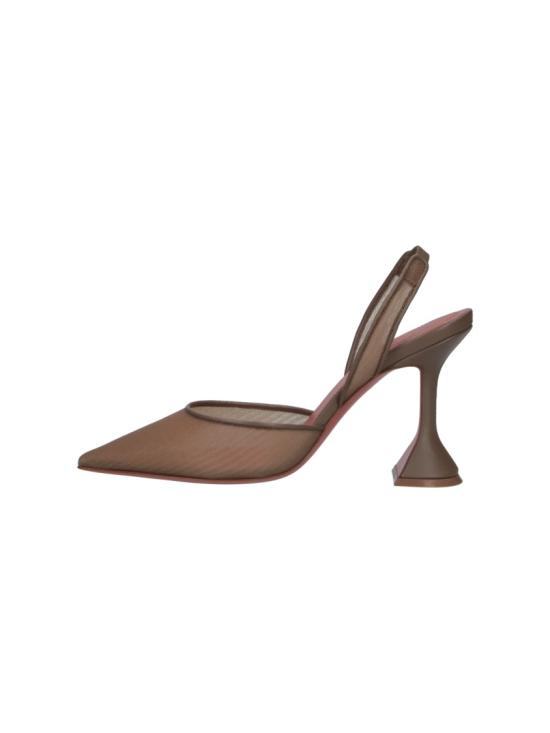 26SS 아미나 무아디 힐/펌프스 16S365907HOLTAUPE MESH Brown - AMINA MUADDI