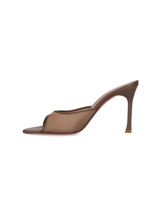26SS 아미나 무아디 뮬/슬리퍼 16S365856ALETAUPE MESH Brown - AMINA MUADDI