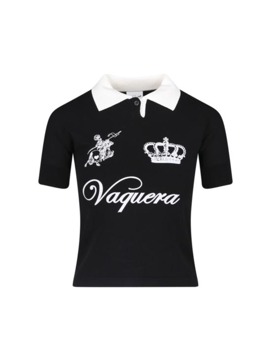 25FW 바퀘라 폴로 티셔츠 VAQ10N0011 Black