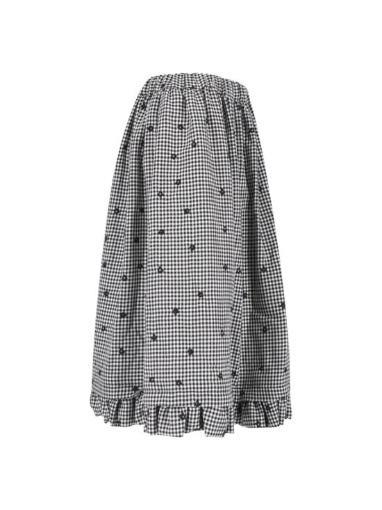 25FW 꼼데가르송 미디 스커트 NP S006 W251 Black - COMME DES GARCONS