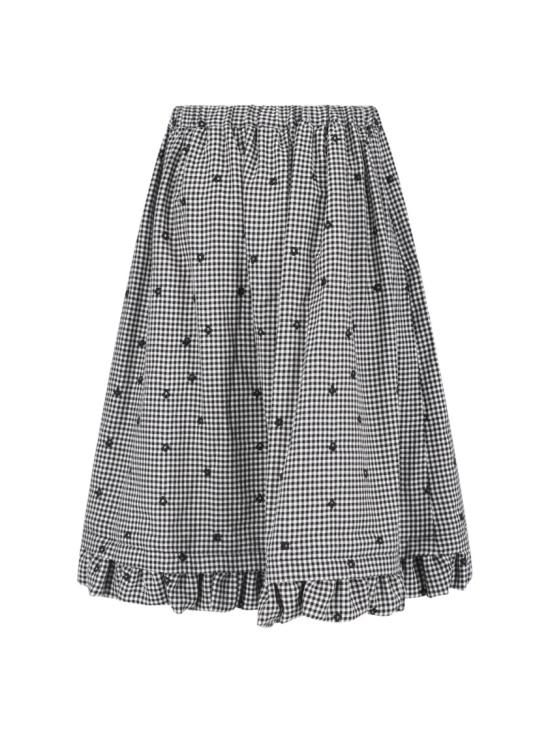 25FW 꼼데가르송 미디 스커트 NP S006 W251 Black - COMME DES GARCONS