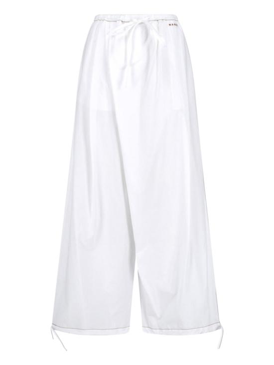 26SS 마르니 스트레이트 팬츠 PAMA0634S0 UTC19300W01 White