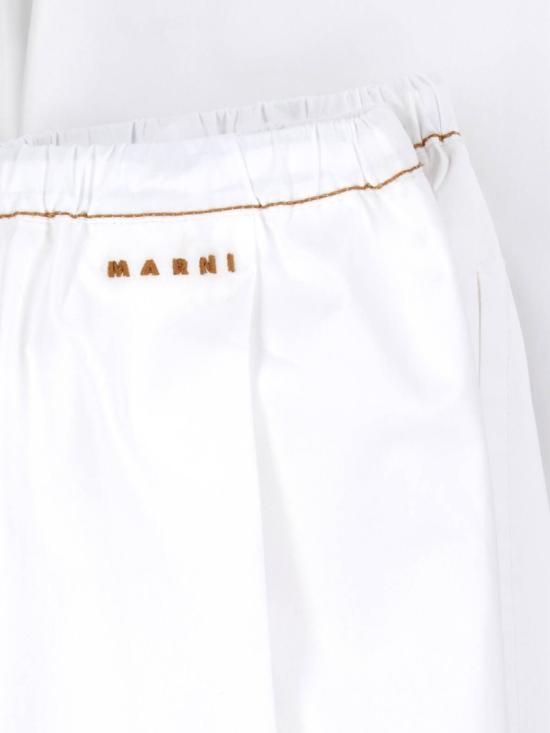 26SS 마르니 스트레이트 팬츠 PAMA0634S0 UTC19300W01 White - MARNI