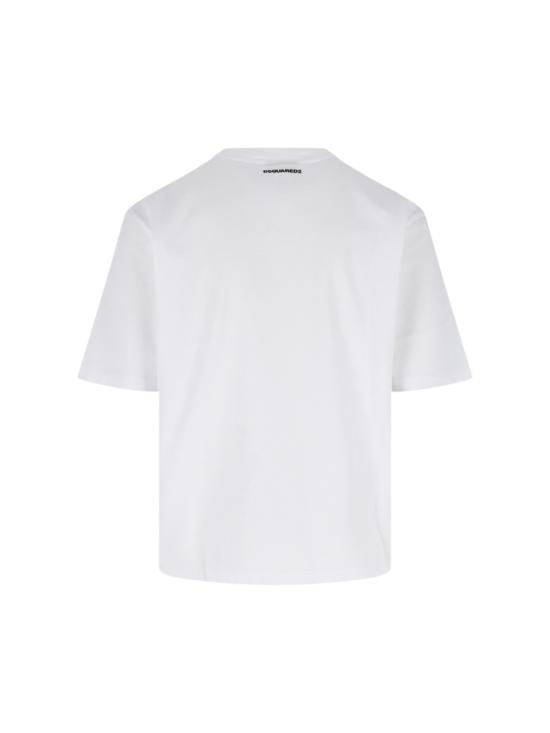 26SS 디스퀘어드2 반팔 티셔츠 S78GD0121 D20033100 White - DSQUARED2