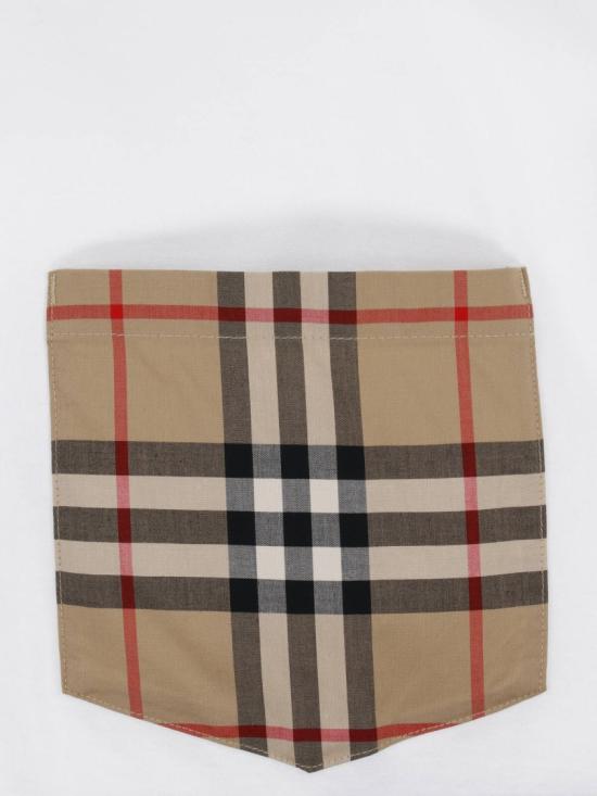 26SS 버버리 체크 포켓 티셔츠 8103971A1464 White - BURBERRY