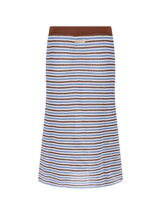 26SS 마르니 스커트 GOMD0128Q0 UFCB35CRM30 Brown - MARNI