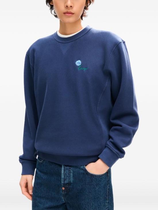 26FW 겐조 긴팔 티셔츠 FG65SW2754MJ 79 Blue - KENZO
