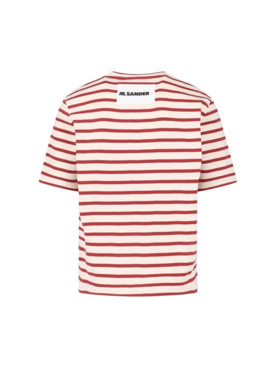 26SS 질샌더 반팔 티셔츠 J47GC0109 J46497649 Red - JIL SANDER