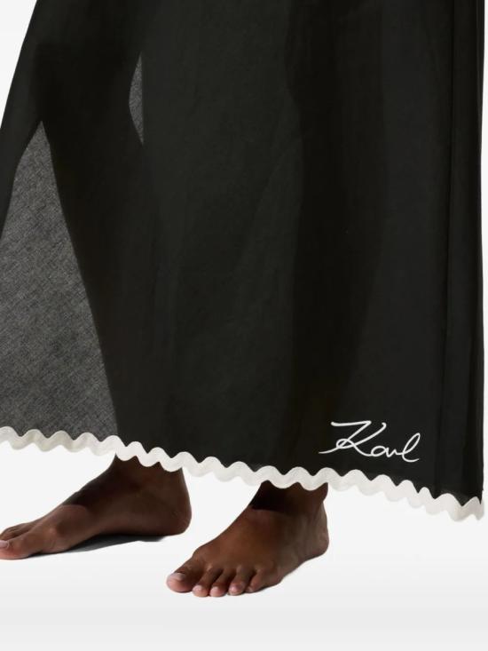 26SS 칼라거펠트 스커트 B1W46023 Black - KARL LAGERFELD