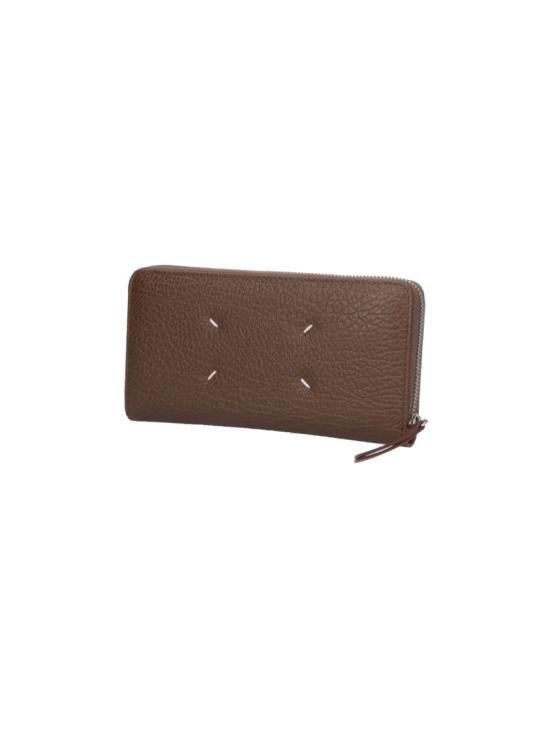 26SS 마르지엘라 4스티치 집어라운드 장지갑 S56UI0110 P4455T2181 Brown - MAISON MARGIELA