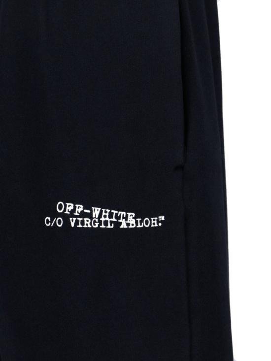 26SS 오프화이트 트레이닝/조거 팬츠 OMCH05AS26FLE00800BLACK Black - OFF WHITE
