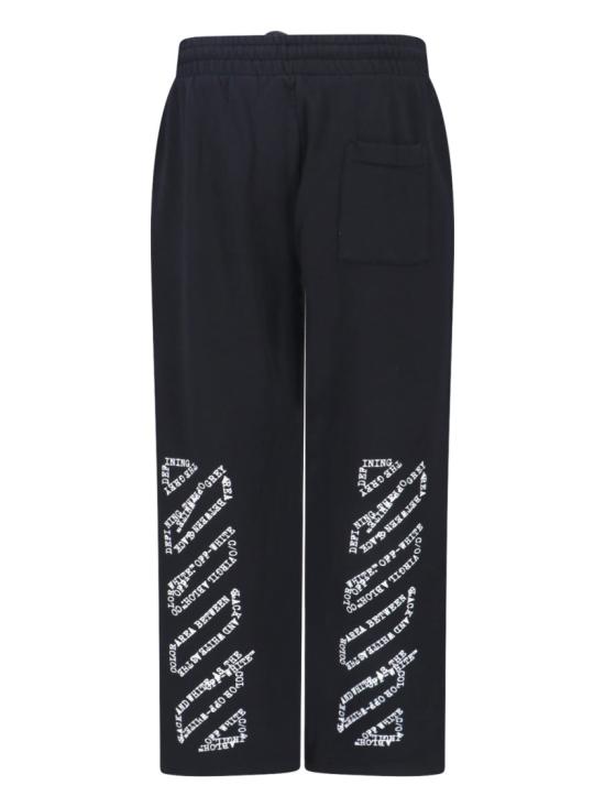 26SS 오프화이트 트레이닝/조거 팬츠 OMCH05AS26FLE00800BLACK Black - OFF WHITE