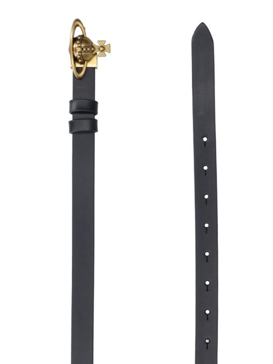 26SS 비비안웨스트우드 레귤러 벨트 8201008EW L00CHN401 Black - VIVIENNE WESTWOOD