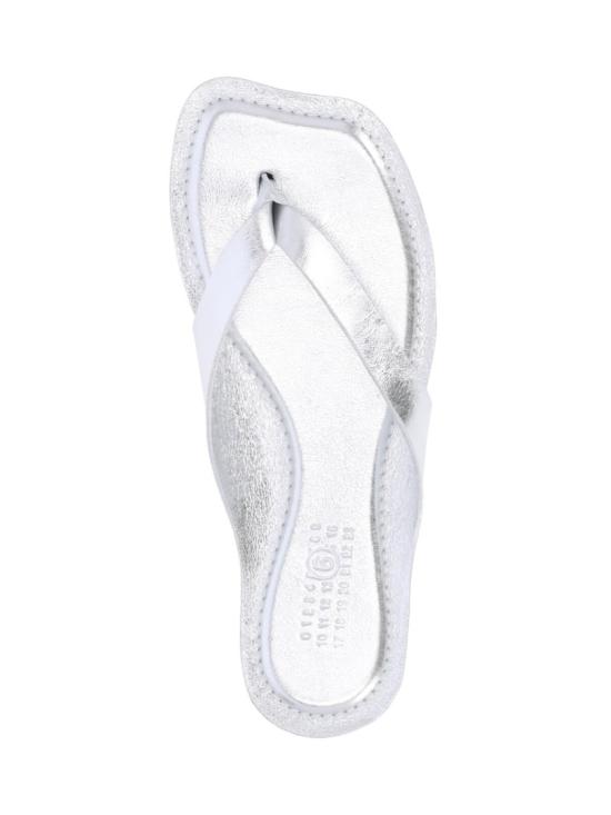 26SS MM6 메종마르지엘라 뮬/슬리퍼 S66WP0119 P7703T9002 Silver - MM6 MAISON MARGIELA