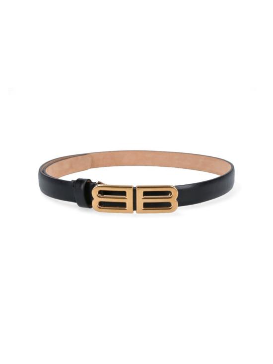 26SS 발렌시아가 볼레로 BB 레더 벨트 868761 2ACKI1000 Black