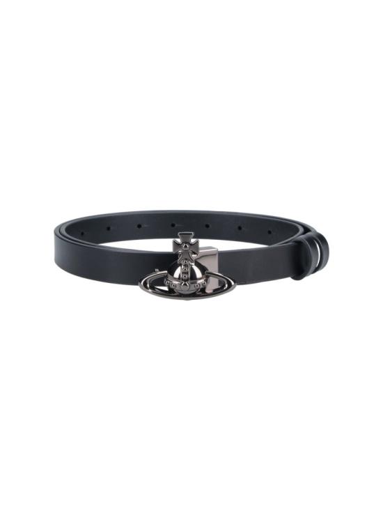 26SS 비비안웨스트우드 레귤러 벨트 8201008DW L00CHN401 Black