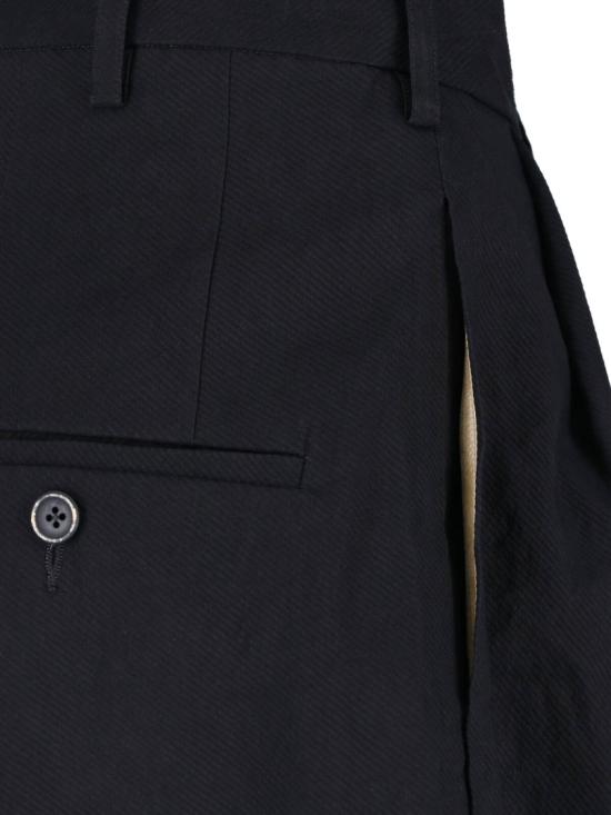 26SS 우마 왕 스트레이트 팬츠 UW3018UW900 Black - UMA WANG