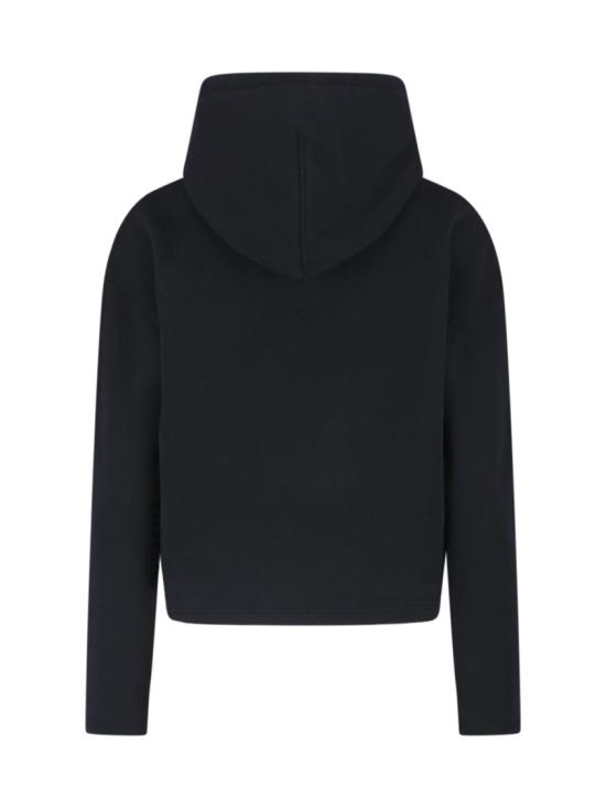  아미 ADC 콘트라스트 하트 후드 티셔츠 FSW767 730045 Black - AMI