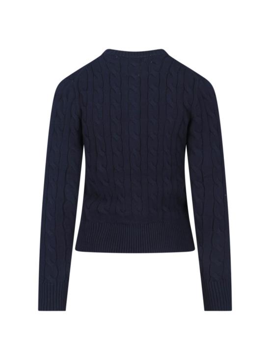 26SS 폴로 랄프로렌 폴로 자수 케이블 니트 가디건 211 971868008 Blue - POLO RALPH LAUREN