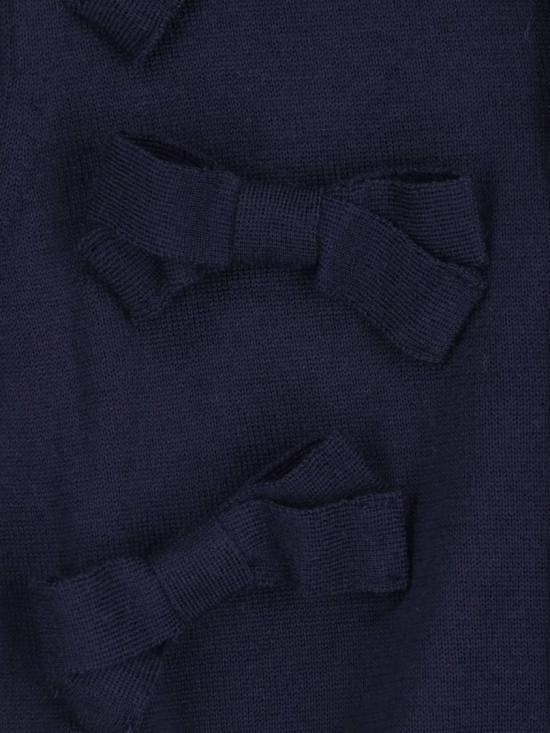 25FW 꼼데가르송 울 저지 리본 데코레이션 가디건 NP N006 W251 Blue - COMME DES GARCONS