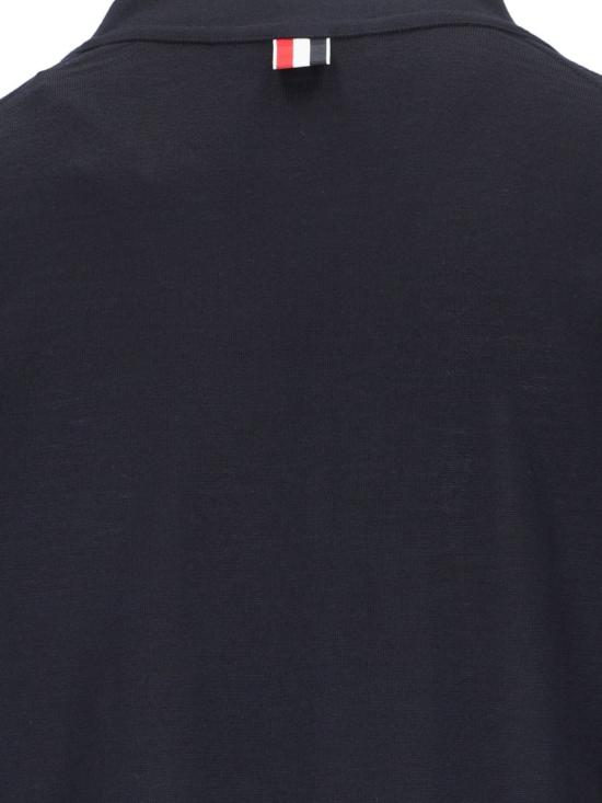 26SS 톰브라운 4바 서스테이너블 파인 메리노 울 클래식 가디건 MKC002A Y1014415 Blue - THOM BROWNE