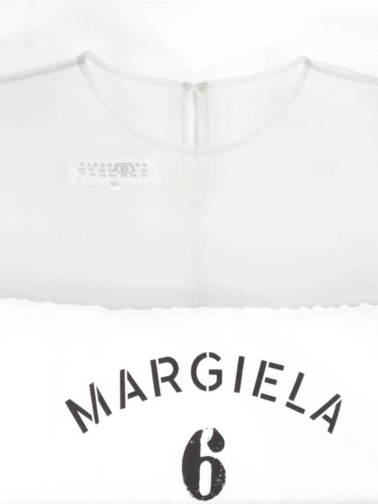26SS MM6 메종마르지엘라 탑 S62GD0213 M20108101 White - MM6 MAISON MARGIELA