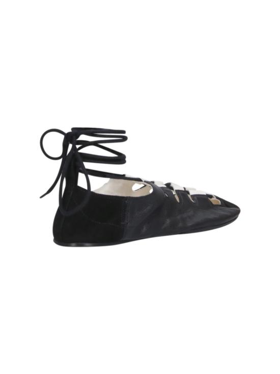 26SS 알라이아 플랫 슈즈 AA3A1030I208999 Black - ALAIA