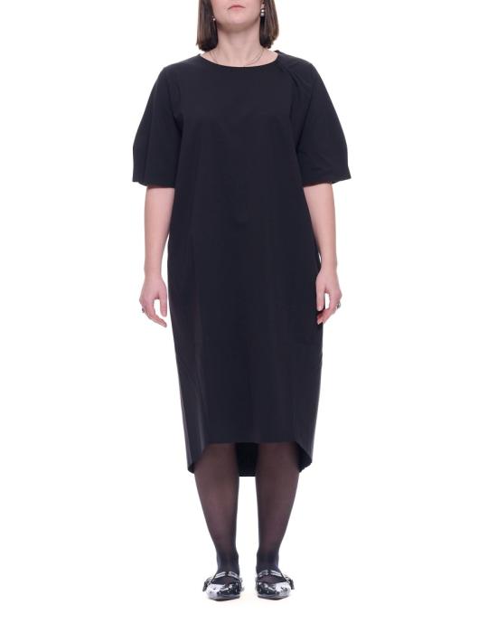 26FW 히라 미디 원피스 W124 Black - HIRA