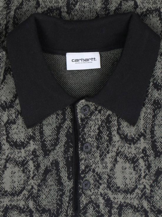 26SS 칼하트 WIP 롱슬리브 스네이크 폴로 I0361703QLXX Green - CARHARTT WIP