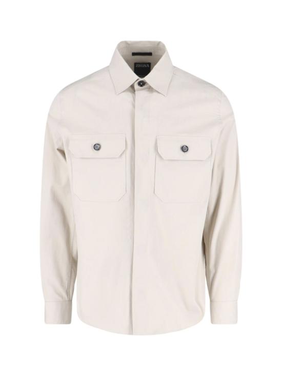 26SS 에르메네질도제냐 긴팔 셔츠 RUHV16A3 SOT8BN01G White