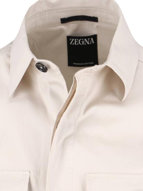 26SS 에르메네질도제냐 긴팔 셔츠 RUHV16A3 SOT8BN01G White - ERMENEGILDO ZEGNA