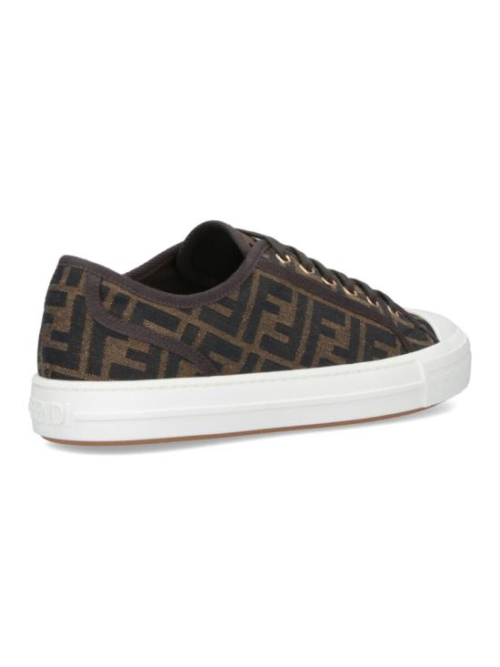 26SS 펜디 도미노 패브릭 로우탑 7E1553 AJZXF0R7V Brown - FENDI
